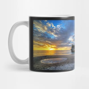 Anse Mamin Rock Formation at Sunset Saint Lucia Caribbean Mug